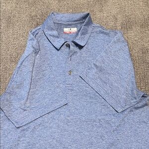 Grand Slam Mens Heather Blue Polo Shirt